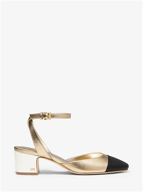 Michael Kors Brie Leather Pump In Black 